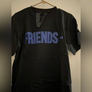 VLONE Friends black on blue T-shirt